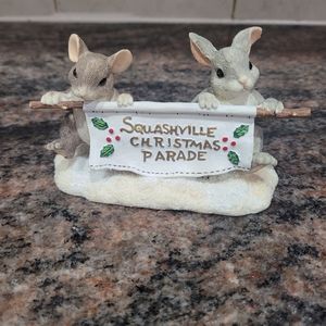 Fitz and Floyd Charming Tails Paradise Banner Figurine